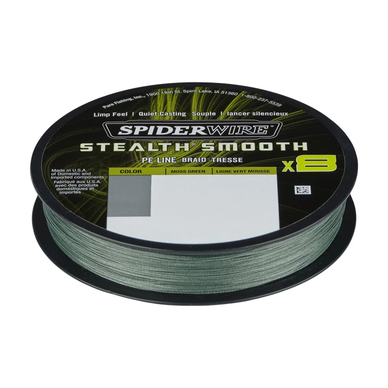 SpiderWire Stealth Smooth Braid 8 Moss Green 150m 5 SpiderWire Stealth Smooth Braid 8 Moss Green 150m - Image 3