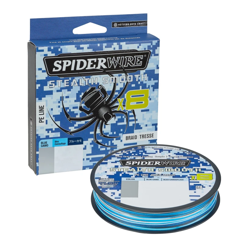 Spiderwire Stealth Smooth Braid 8 150m Blue Camo 3 Spiderwire Stealth Smooth Braid 8 150m Blue Camo