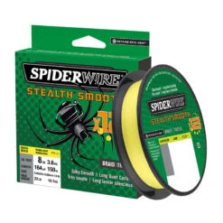 Spiderwire Stealth Smooth 12, 150m Hi-Vis Yellow