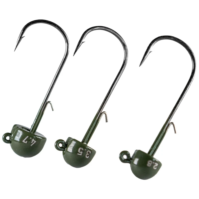 LMAB Tungsten Ned Jig Green Pumpkin 4 LMAB Tungsten Ned Jig Green Pumpkin - Image 2