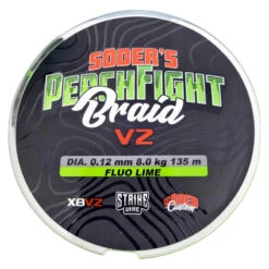PerchFight Braid X8V2 Fluo Lime -Fladen-kauppa 60 SPP010 01357r 2