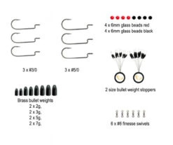 Savage Gear Rib Worm Kit One Size Mix Colors 60pcs -Fladen-kauppa 74015 4