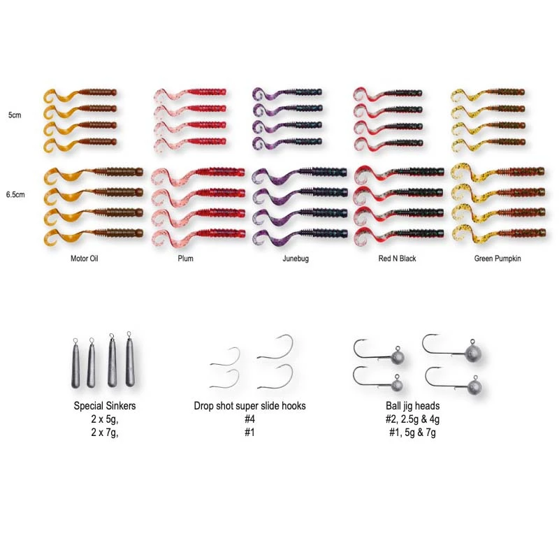 Savage Gear Pro Grub Kit 52pcs 4 Savage Gear Pro Grub Kit 52pcs - Image 2