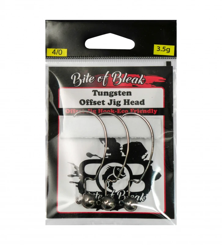 Bite Of Bleak Tungsten Offset Jighead 4 Bite Of Bleak Tungsten Offset Jighead - Image 2