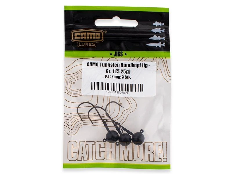 Camo Tungsten Round Jig 5 Camo Tungsten Round Jig - Image 3