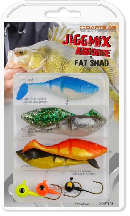 Darts Jiggmixar, Fat Shad 3 Darts Jiggmixar, Fat Shad