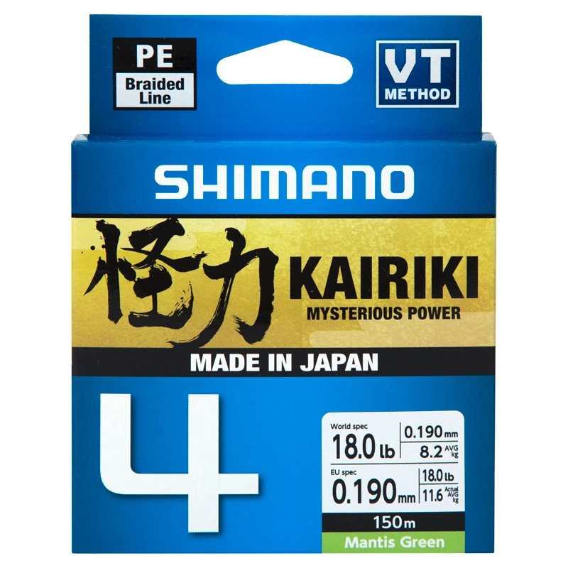 Shimano Kairiki 4, Mantis Green - 150m 3 Shimano Kairiki 4, Mantis Green - 150m