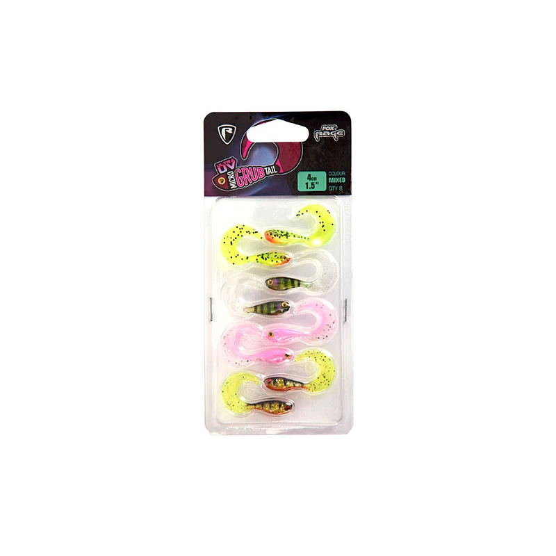 Fox Rage UV Micro Grub 4 Cm 8kpl 4 Fox Rage UV Micro Grub 4 Cm 8kpl - Image 2
